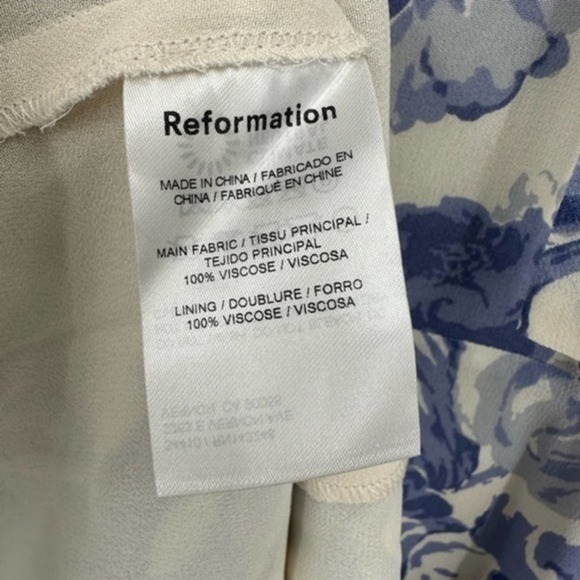 NEW Reformation Twilight Floral Midi Dress B22 - Picture 3 of 7